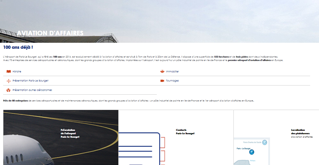 Apercu Site Bourget